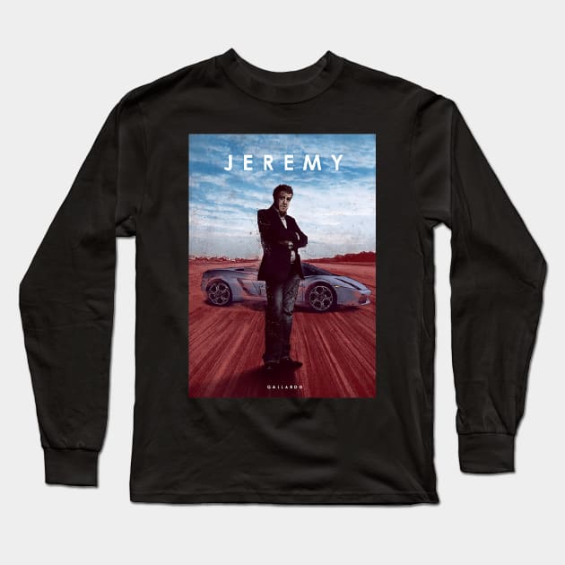 Jeremy Clarkson - Lamborghini Gallardo - Car Legends Long Sleeve T-Shirt by Great-Peoples